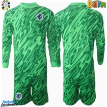 Nederland Keeper Hjemmedraktsett Barn EM 2024 Langermet (+ Korte bukser)